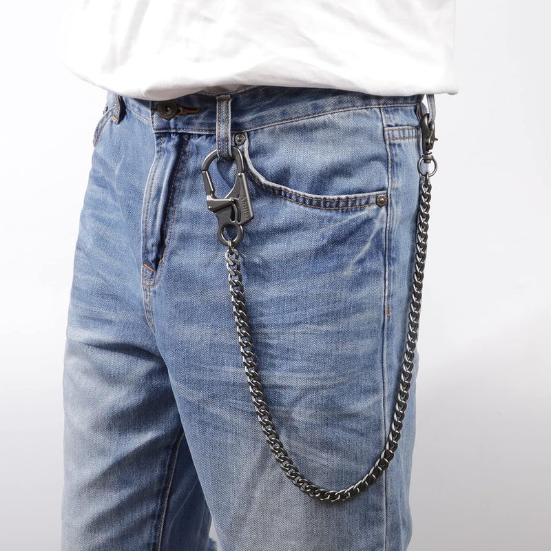 Ahiller Biker Wallet Chain, Heavy Duty Pocket Chain with Round Clasp, Men Chains for Keys, Jeans, Pants, Purse and Handbag - Image 2